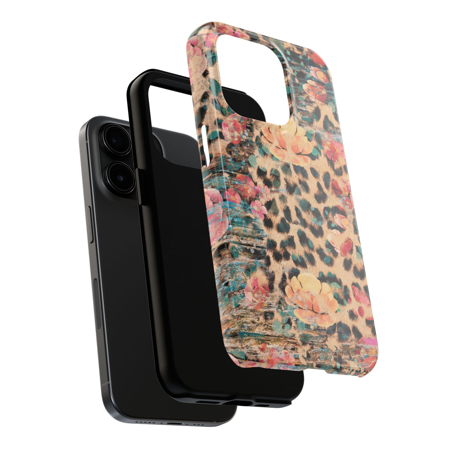 Rustic Floral Leopard - iPhone Series Case