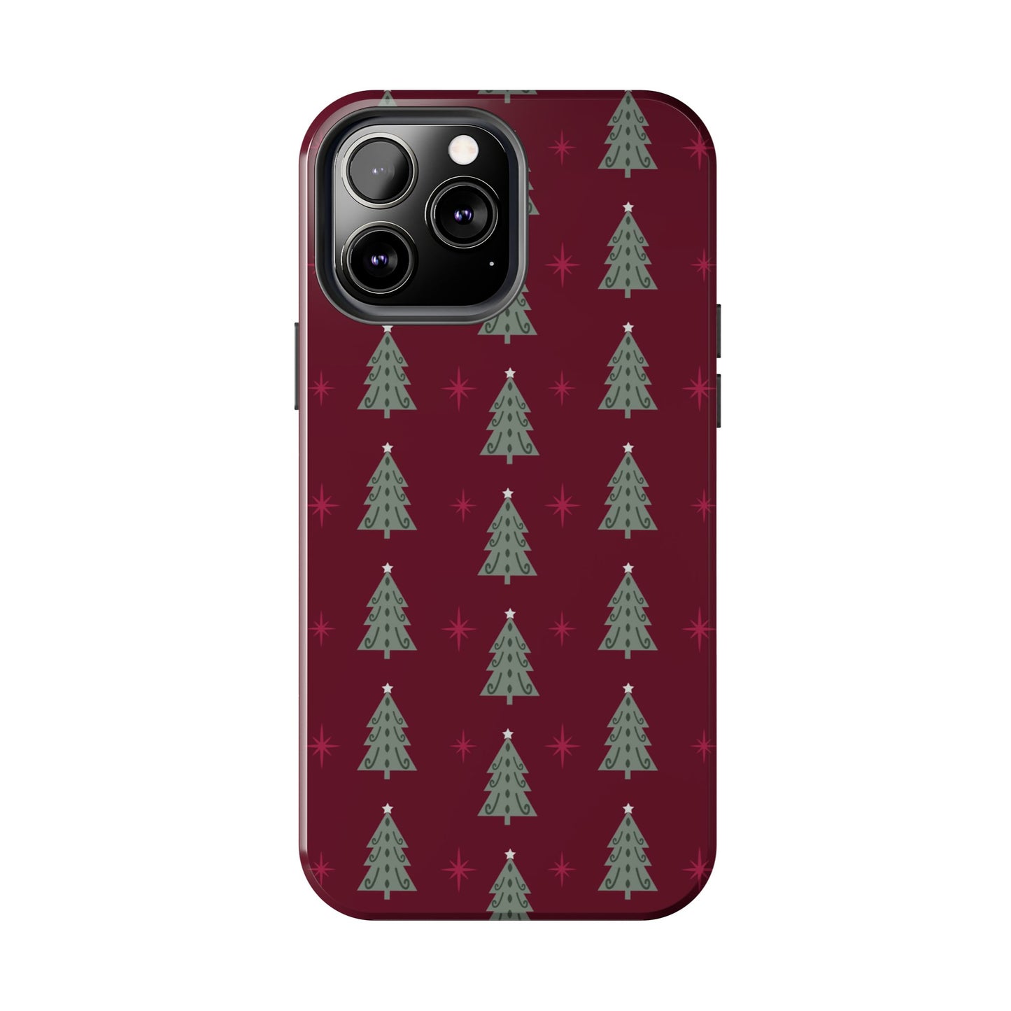 Retro Christmas Tree Pattern – iPhone Series Case