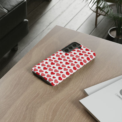 Red & Polka Dot Hearts Samsung Case