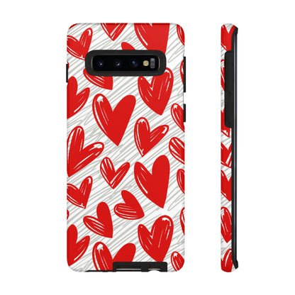 Samsung Galaxy Case: Whimsical Heart Doodle