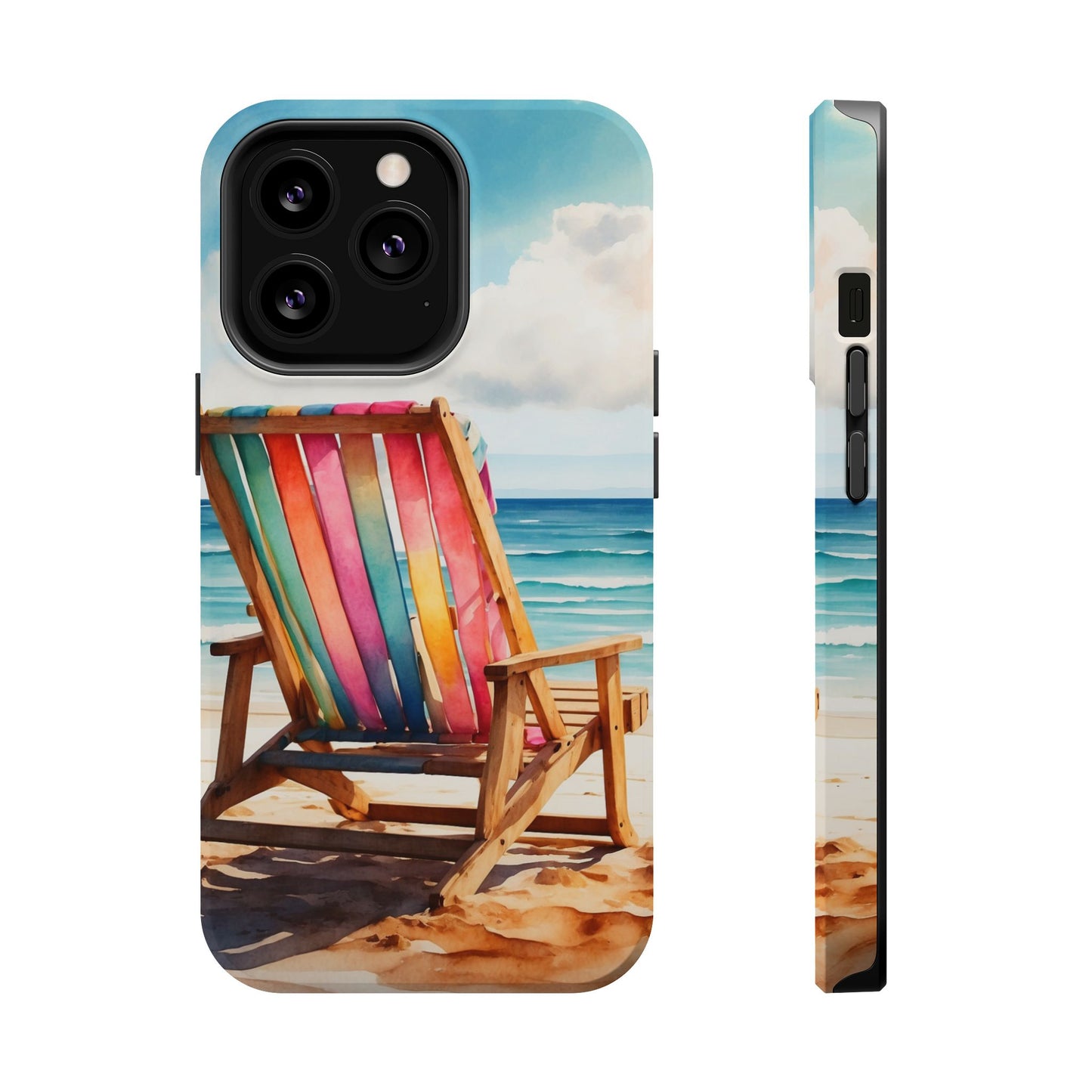 Vibrant Beach Escape MagSafe iPhone Case – Summer Vibes Design