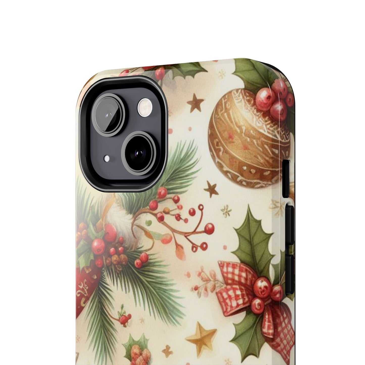 Classic Christmas Stocking & Ornaments Pattern – iPhone Series Case