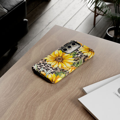 Leopard Sunflower Chic - Samsung Galaxy Series Case