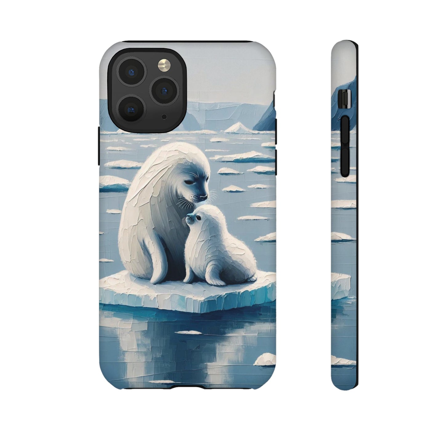 Arctic Serenity Seal iPhone Case