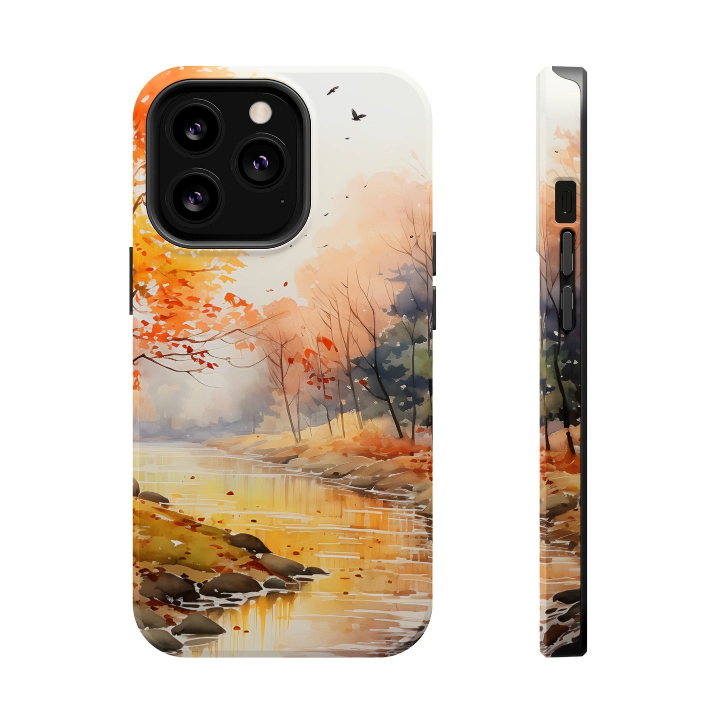 Autumn River Serenity – MagSafe iPhone Case