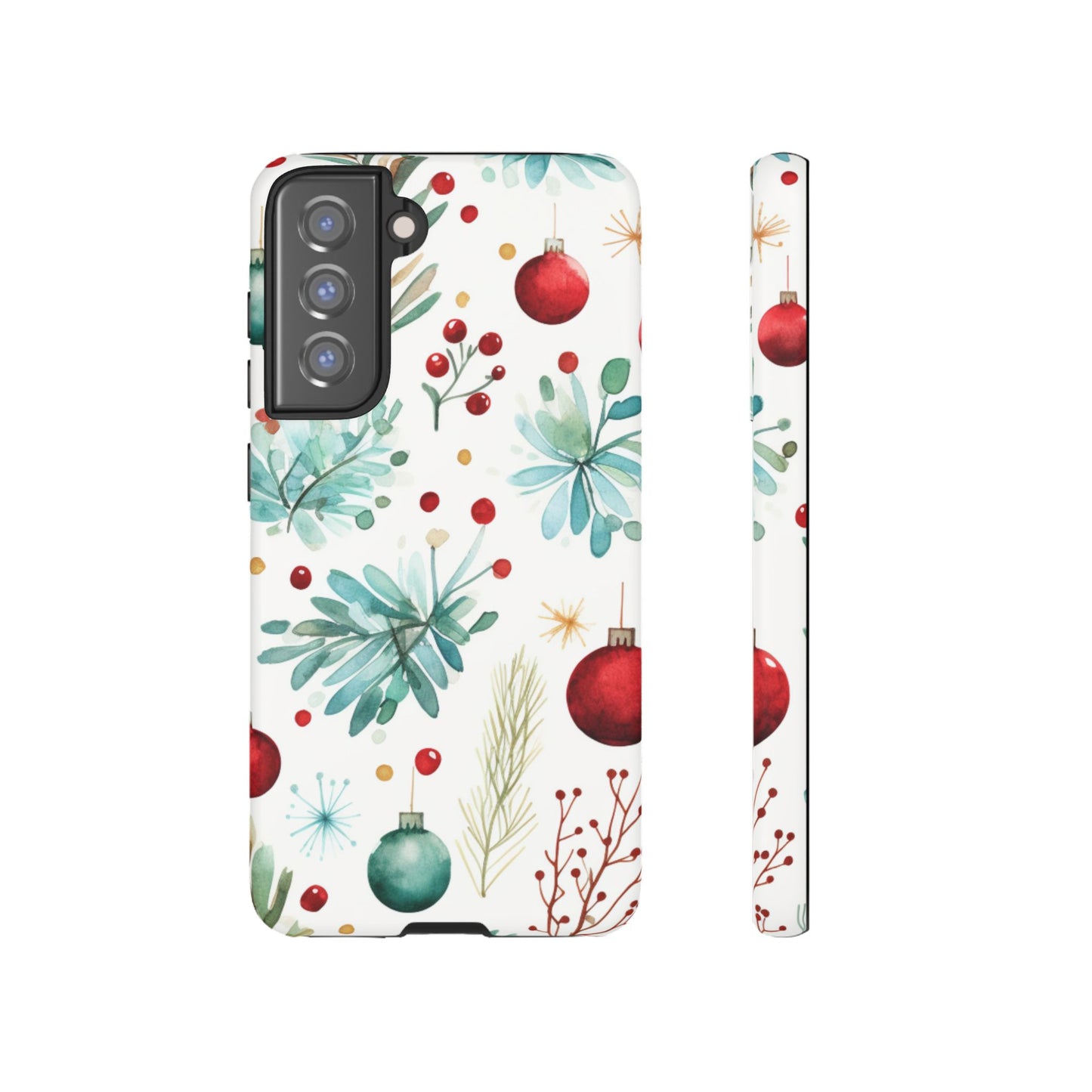 Festive Holiday Ornament Pattern – Samsung Galaxy Case