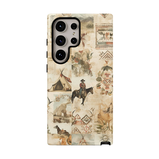 Western Collage Case | Vintage Country Aesthetic