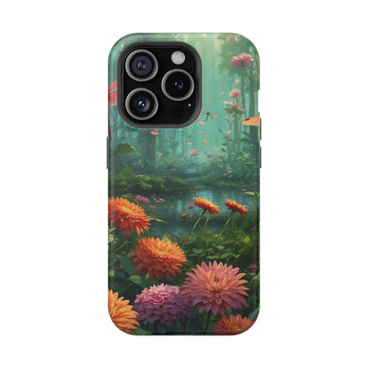 Enchanted Forest Dragonflies & Blossoms – MagSafe iPhone Series Case