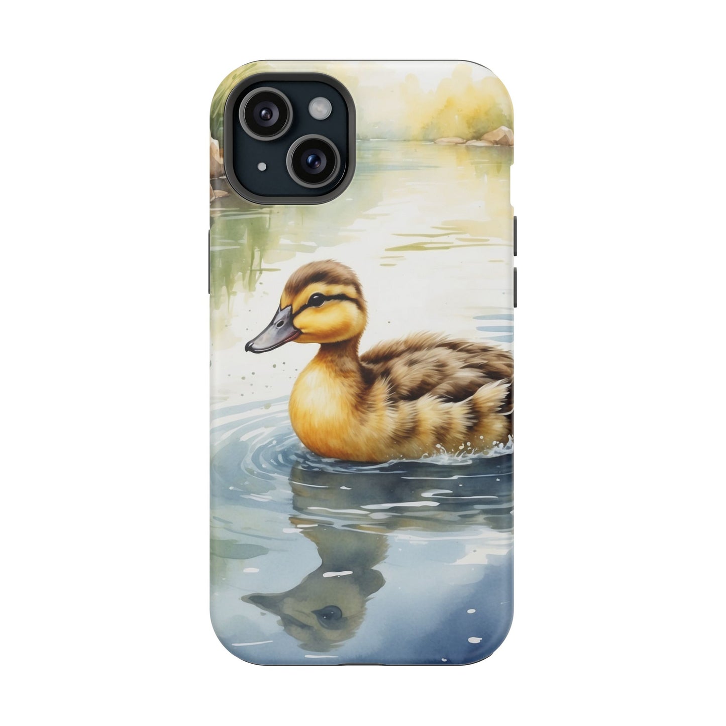 Graceful Duck Reflection – MagSafe iPhone Case