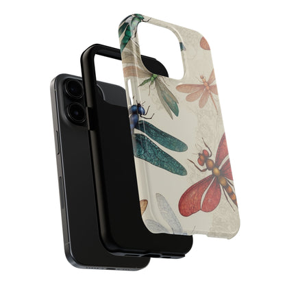 Vintage Dragonfly Garden – iPhone Series Case