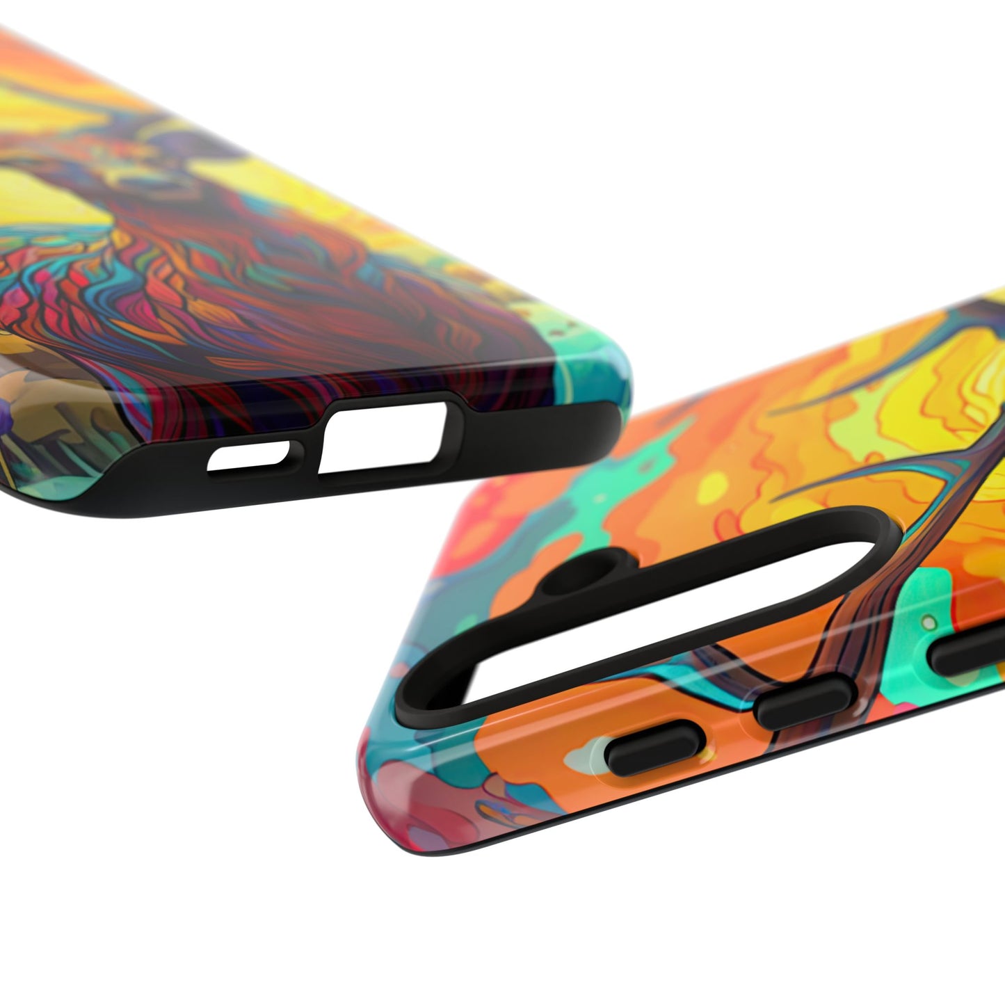 Vibrant Stag in Bloom – Samsung Galaxy Case