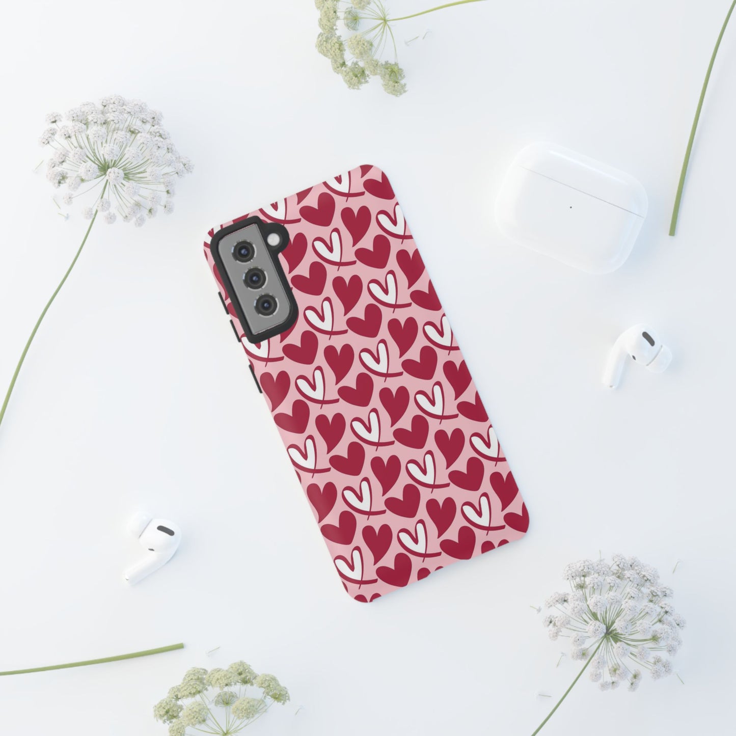 Hand-Drawn Hearts Samsung Galaxy Case