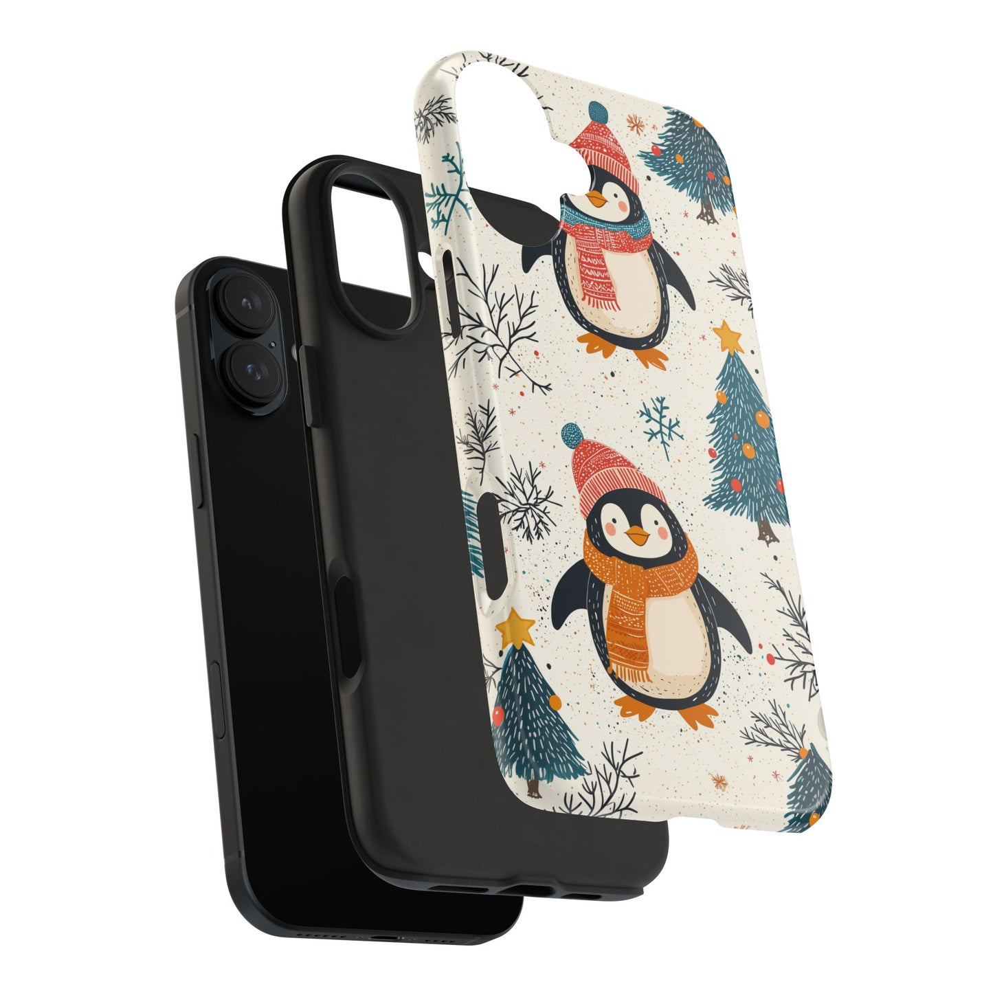 Penguin Wonderland – Snowy Christmas Cheer iPhone Case