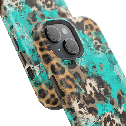 Aqua Splash Leopard - MagSafe iPhone Series Case