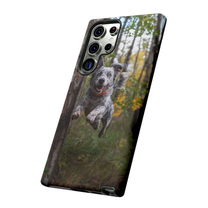 Happy Forest Dog iPhone Case – Nature-Inspired Protective Cover