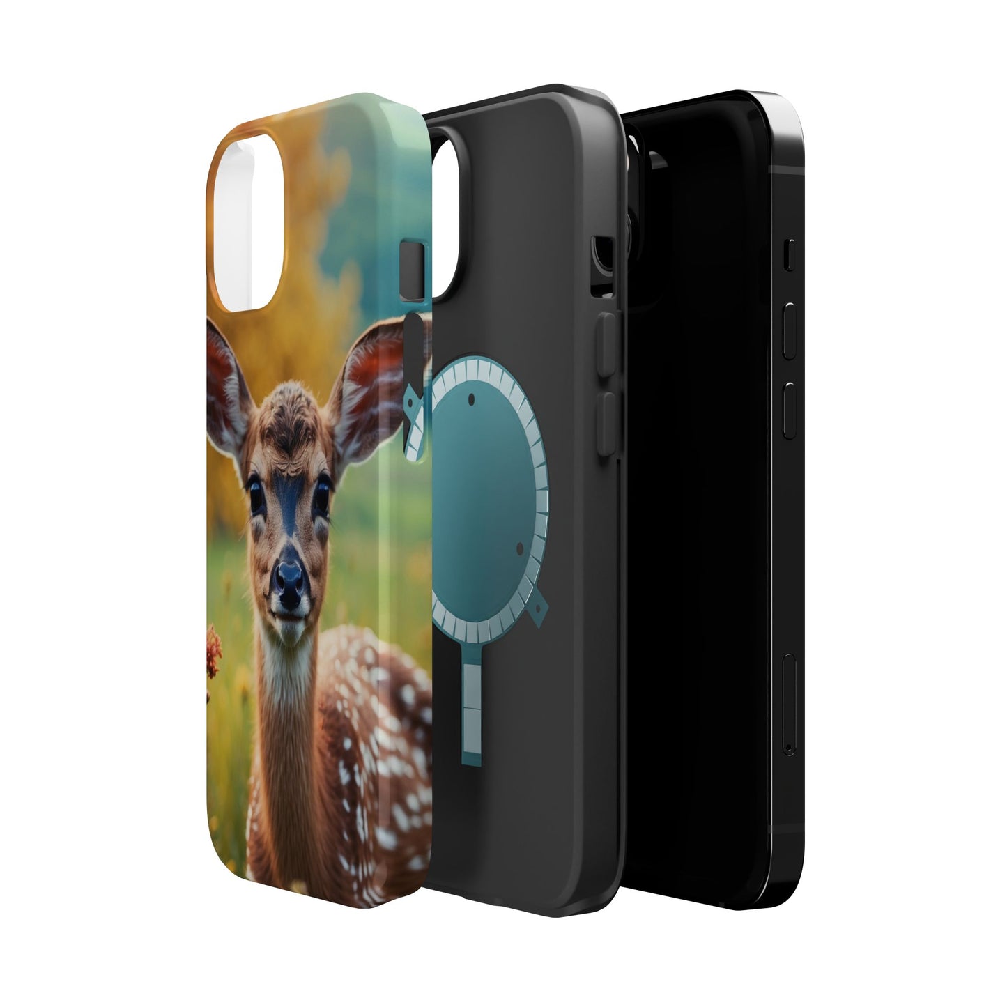 MagSafe-Compatible iPhone Case – Golden Meadow Fawn