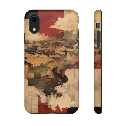 Vintage Abstract iPhone Case - Rustic Art Protective Cover