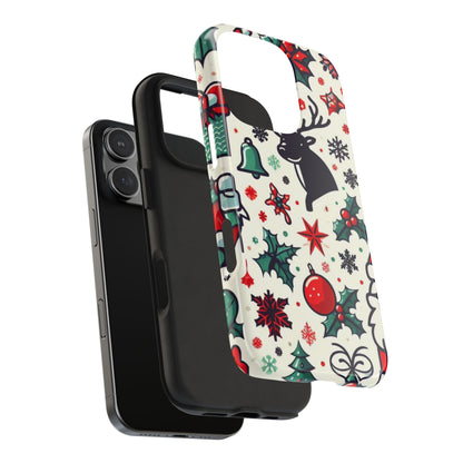 Cartoon Christmas Cheer – iPhone Case