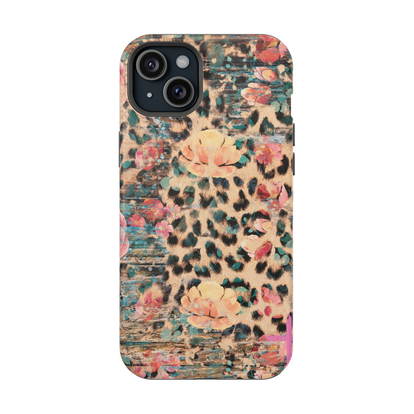 Rustic Floral Leopard - MagSafe iPhone Series Case