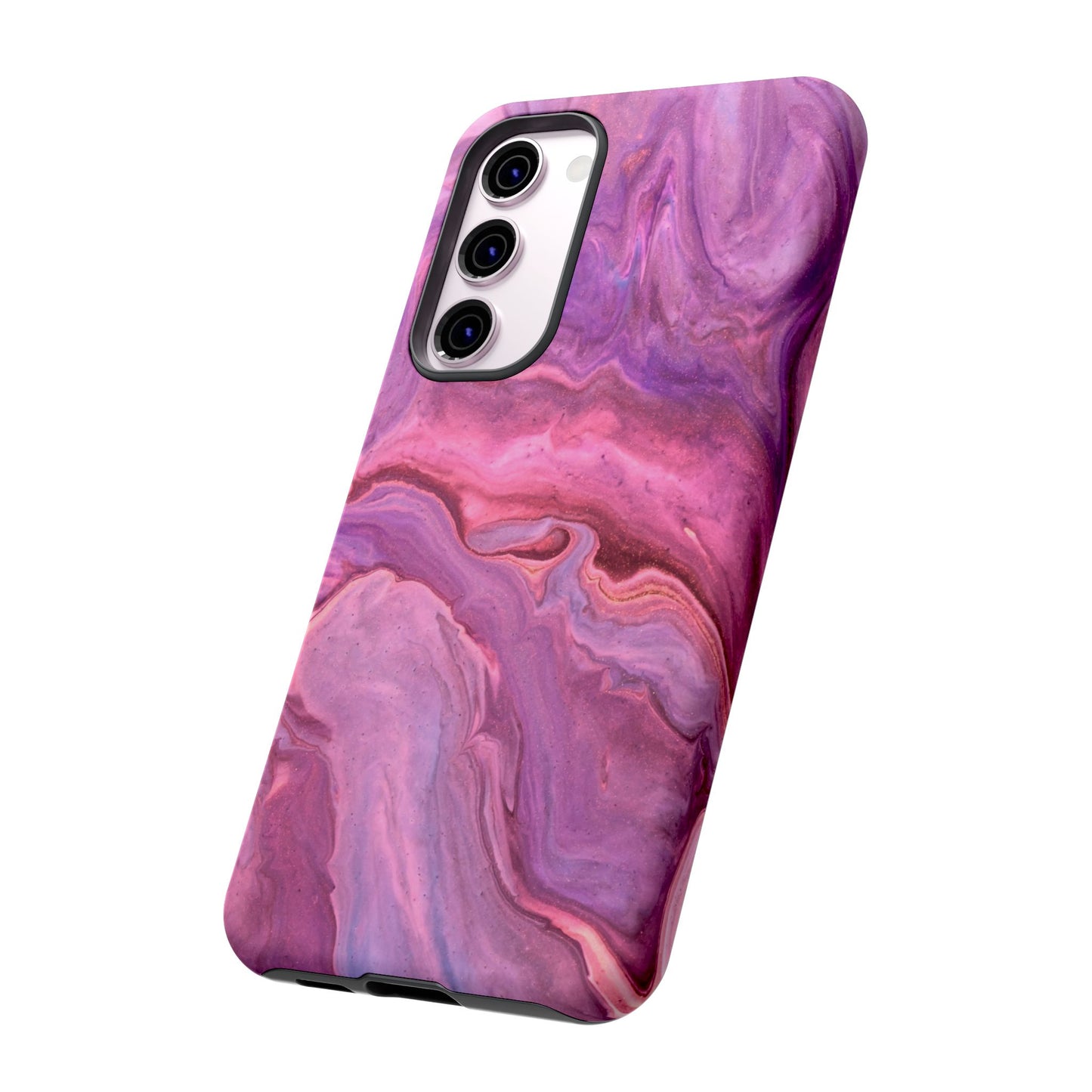 Lavender Dreamscape – Samsung Galaxy Case with Purple & Pink Marble Art