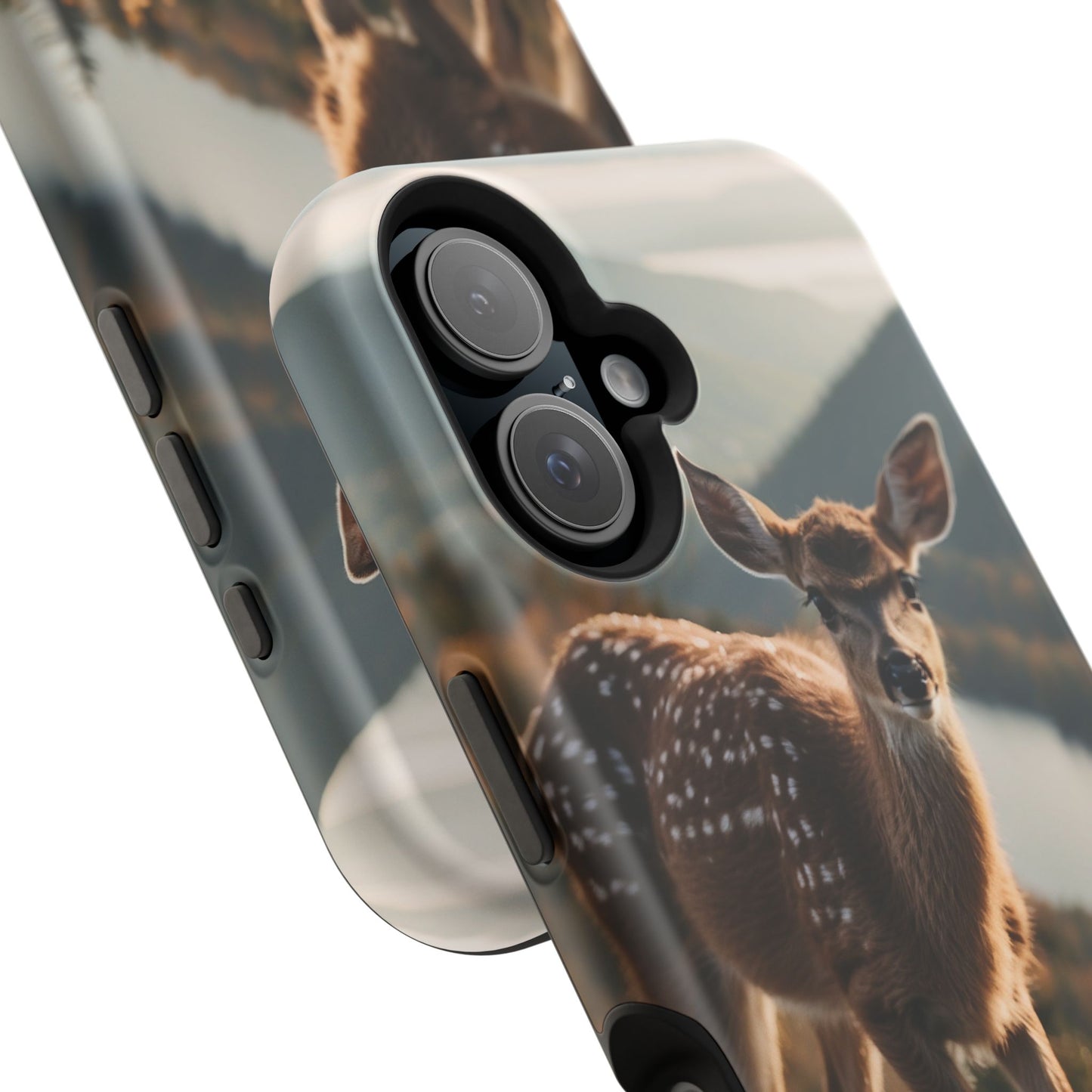 Whimsical Fawn in a Sunlit Forest MagSafe iPhone Case