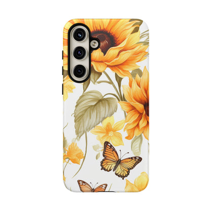 Sunflower & Butterfly Bliss - Samsung Galaxy  Series Case