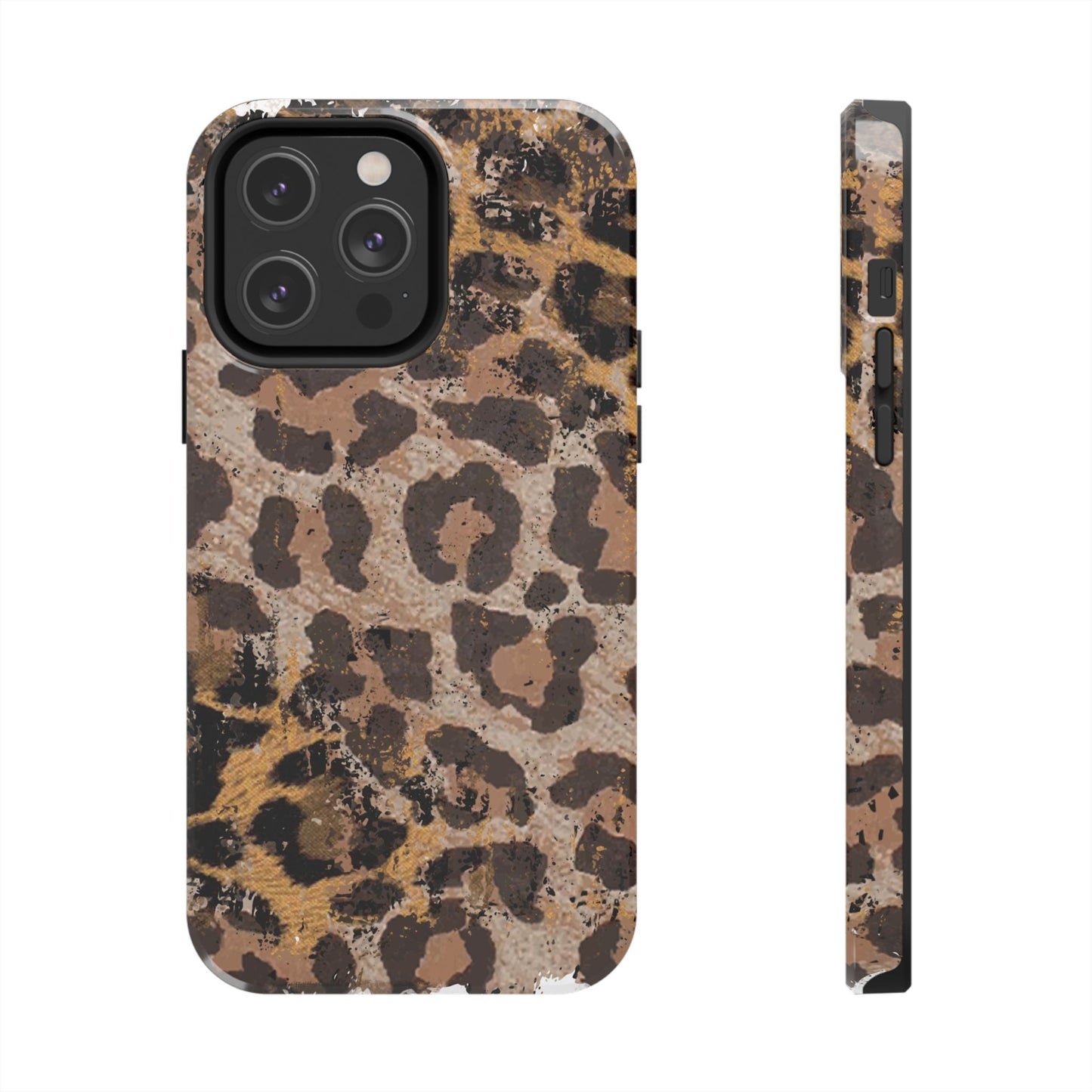 Vintage Distressed Leopard Print - iPhone Series Case