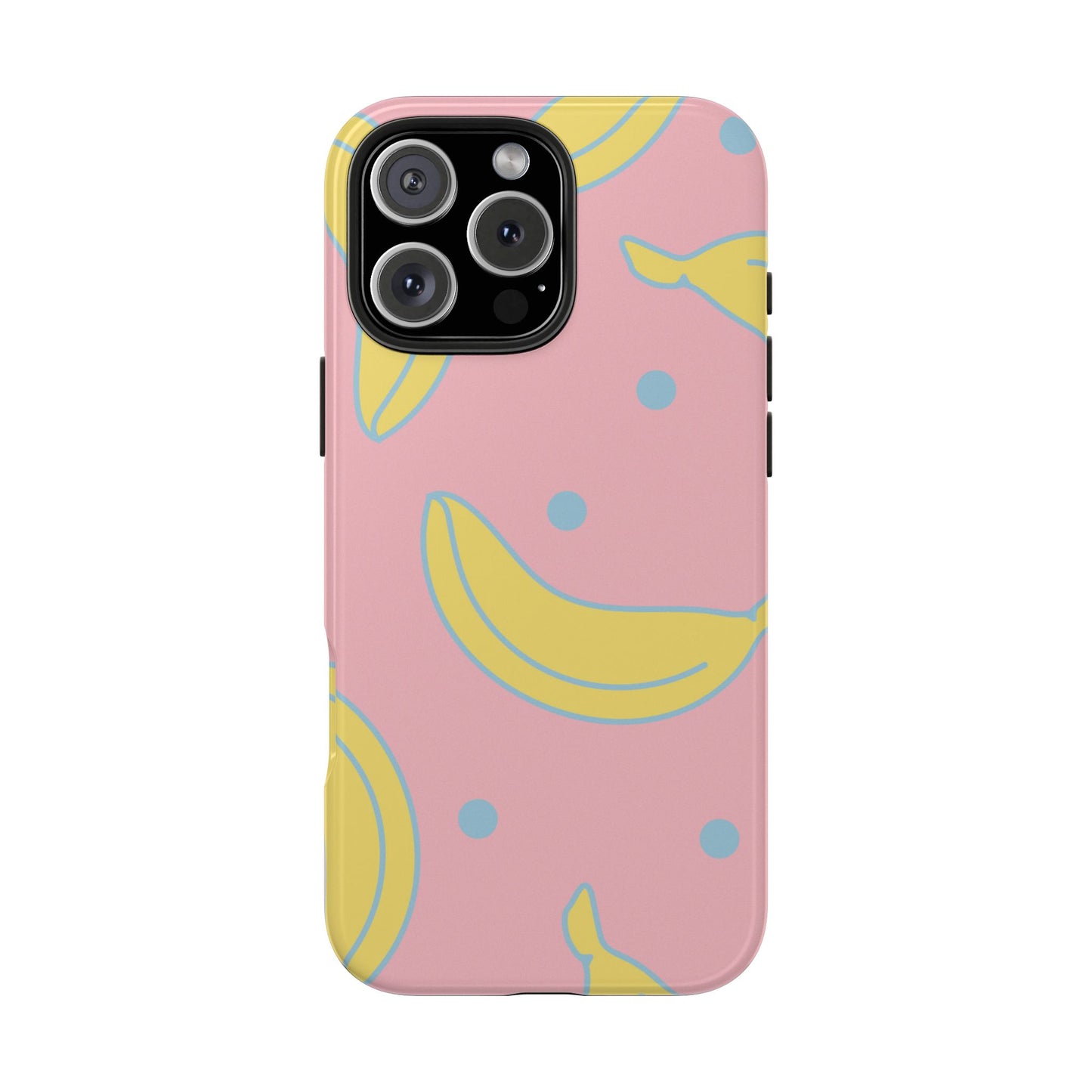 Pink Banana Pop iPhone Case – Cute Pastel Design with Fun Retro Vibe