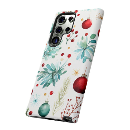 Festive Holiday Ornament Pattern – Samsung Galaxy Case