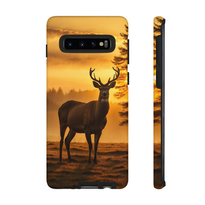 Sunset Majesty: Regal Stag – Samsung Galaxy Case