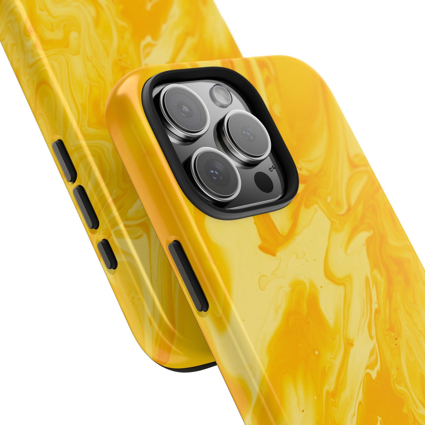 Luxe Yellow Marble iPhone Case – Stunning Golden Marble Texture