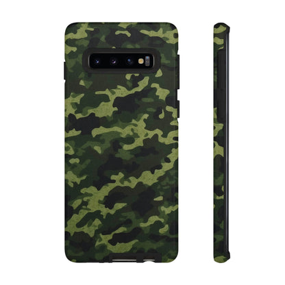 Dark Green Camouflage – Samsung Galaxy Case, Durable and Stylish