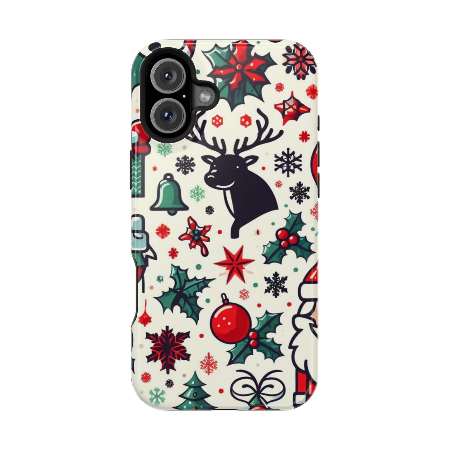 Cartoon Christmas Cheer – MagSafe iPhone Case