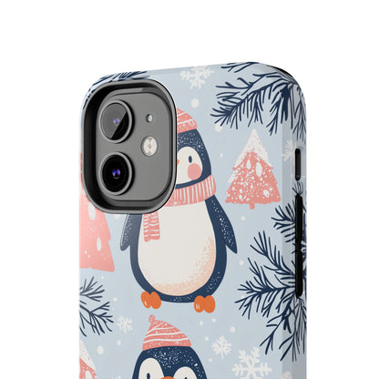 Penguin in Winter Wonderland iPhone Case