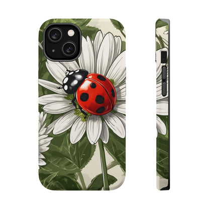 Ladybug & Daisy Garden Charm - MagSafe iPhone Case