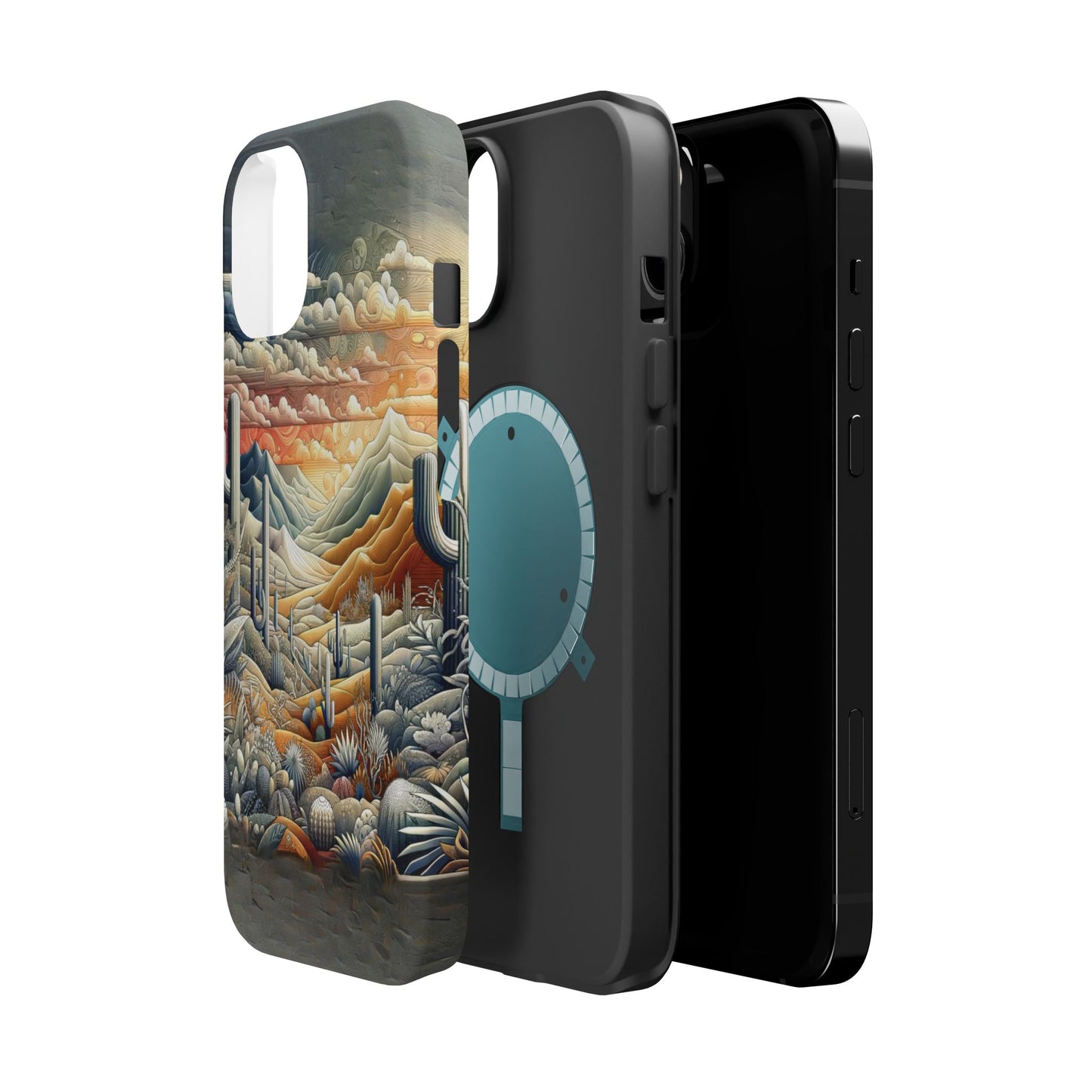 Rugged Elegance Cactus iPhone Case