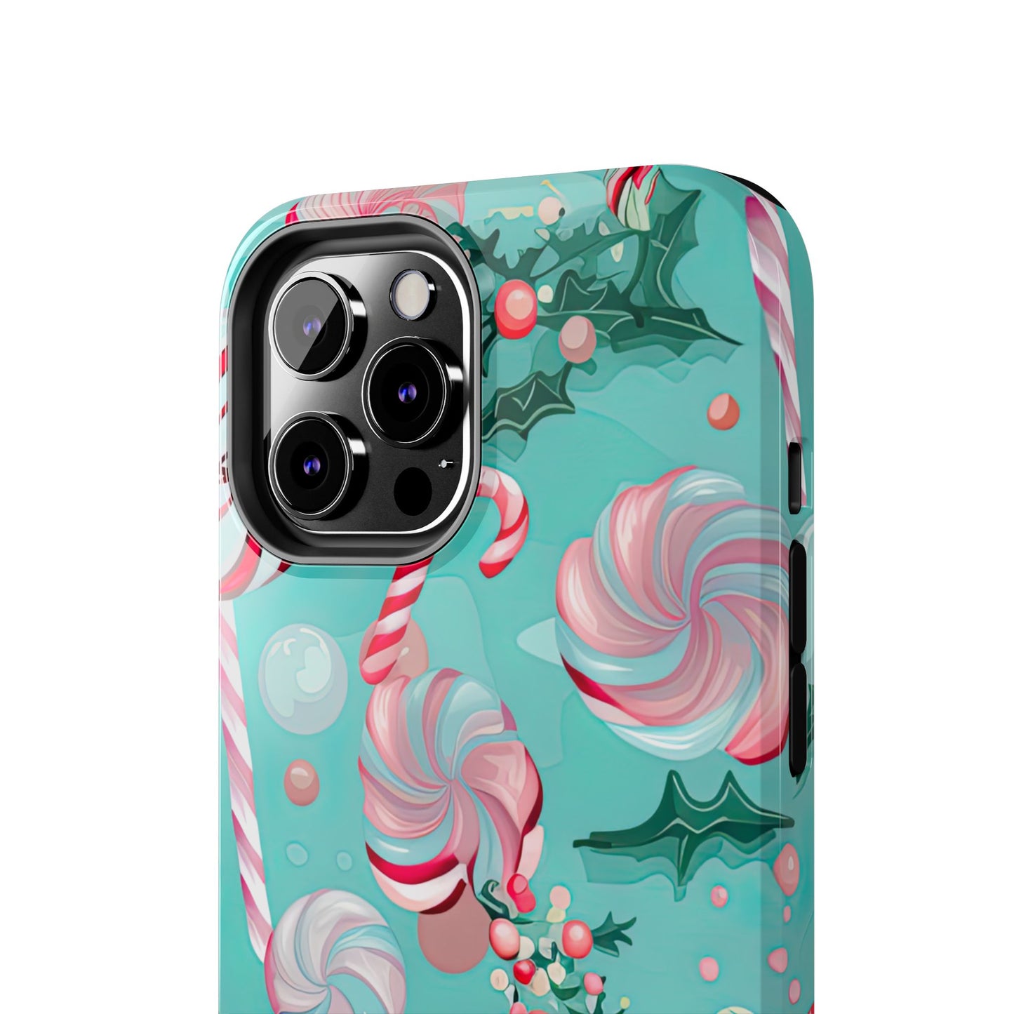 Candy Cane & Peppermint Holiday Delight – iPhone Series Case