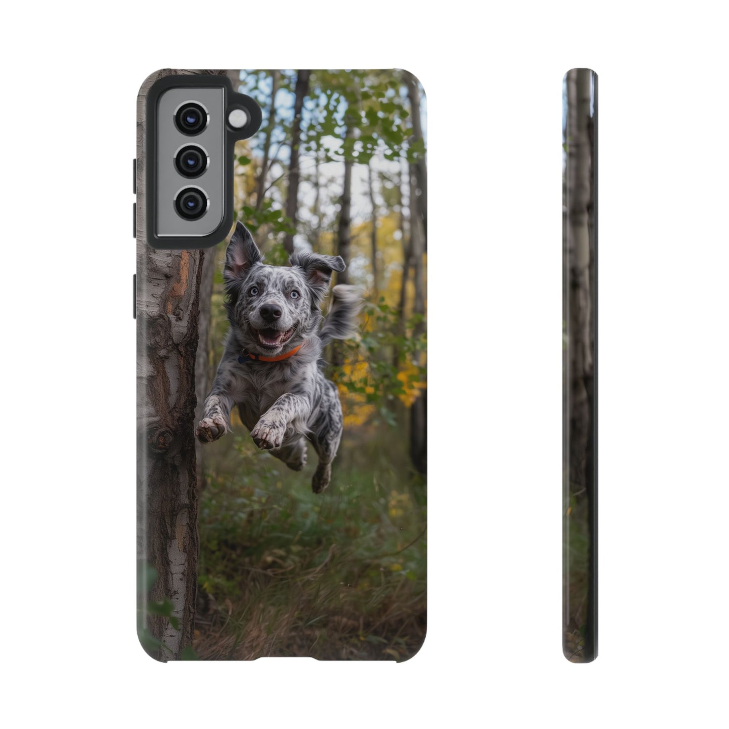 Happy Forest Dog iPhone Case – Nature-Inspired Protective Cover