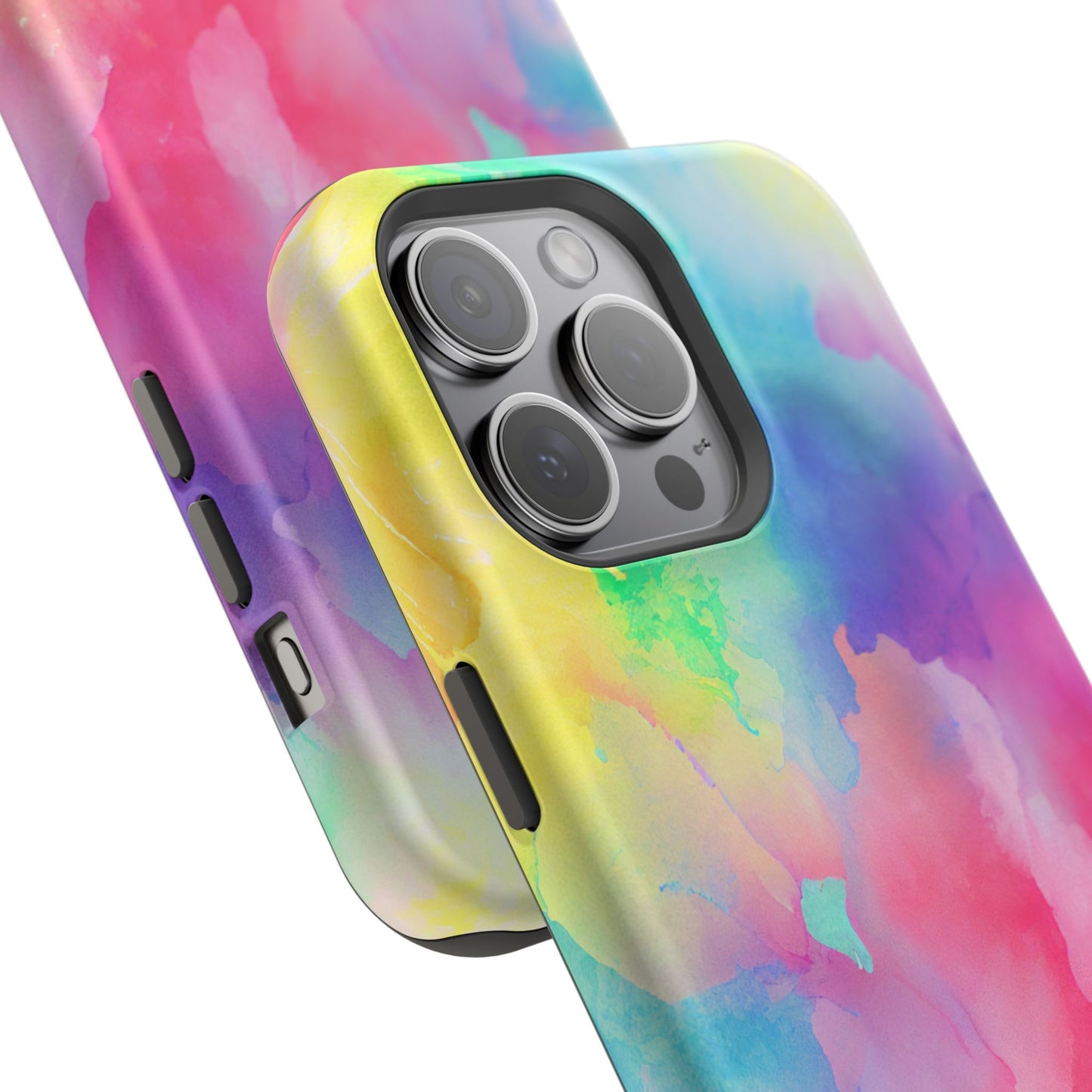 Pastel Watercolor Dream MagSafe iPhone Case – Slim Profile, Glossy Finish