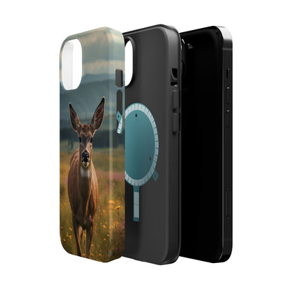 Rustic Meadow Deer – MagSafe iPhone Case