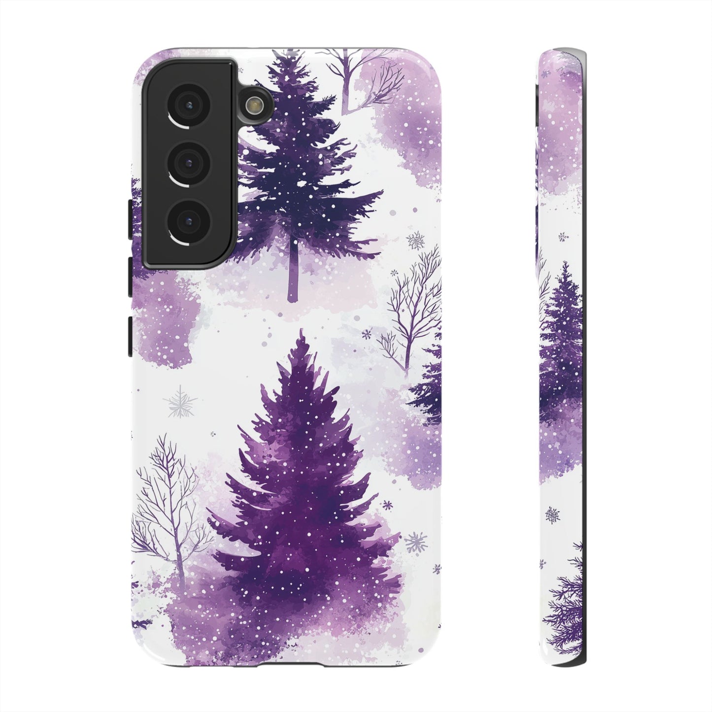 Purple Snowy Forest - Samsung Galaxy Series Case