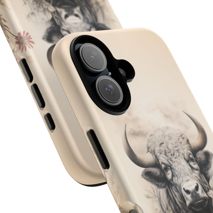 Rustic Cow Case | Floral Western Farmhouse Design - BOGO Cases