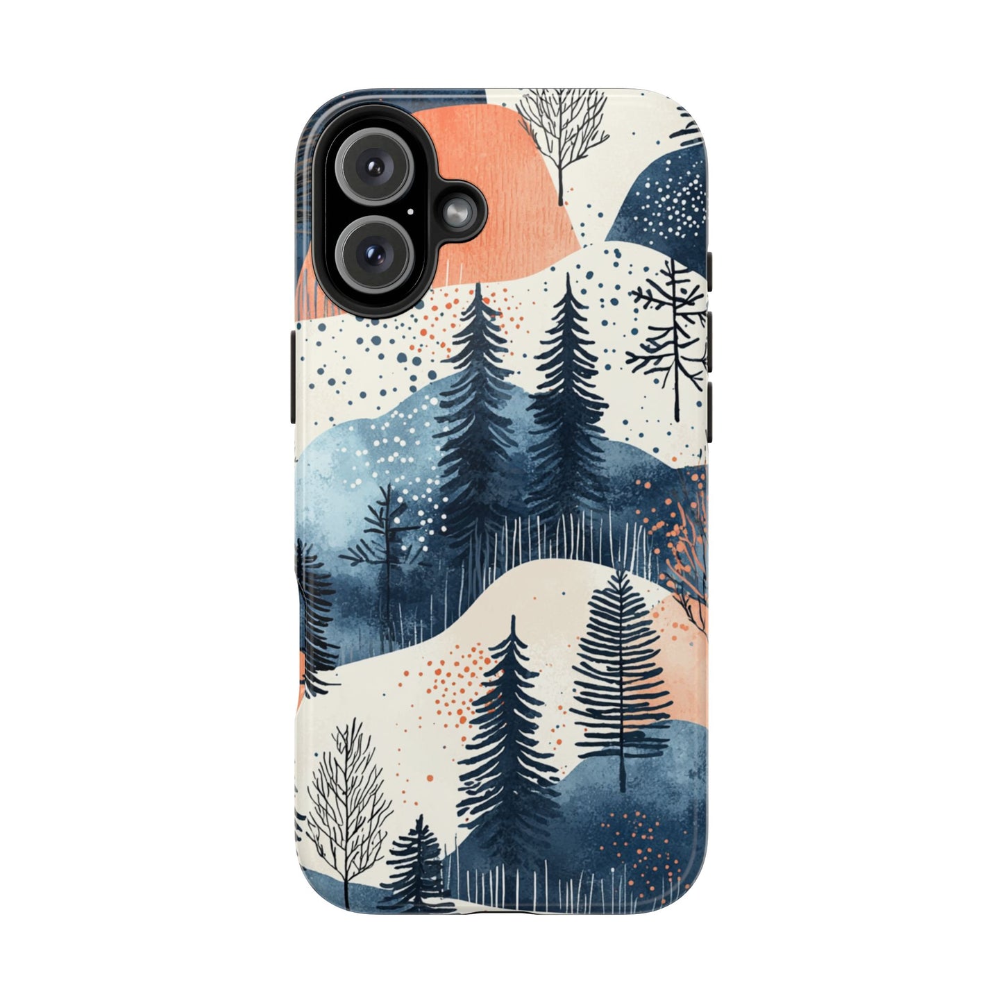 Winter Forest Samsung Galaxy Case | Watercolor Pine Trees