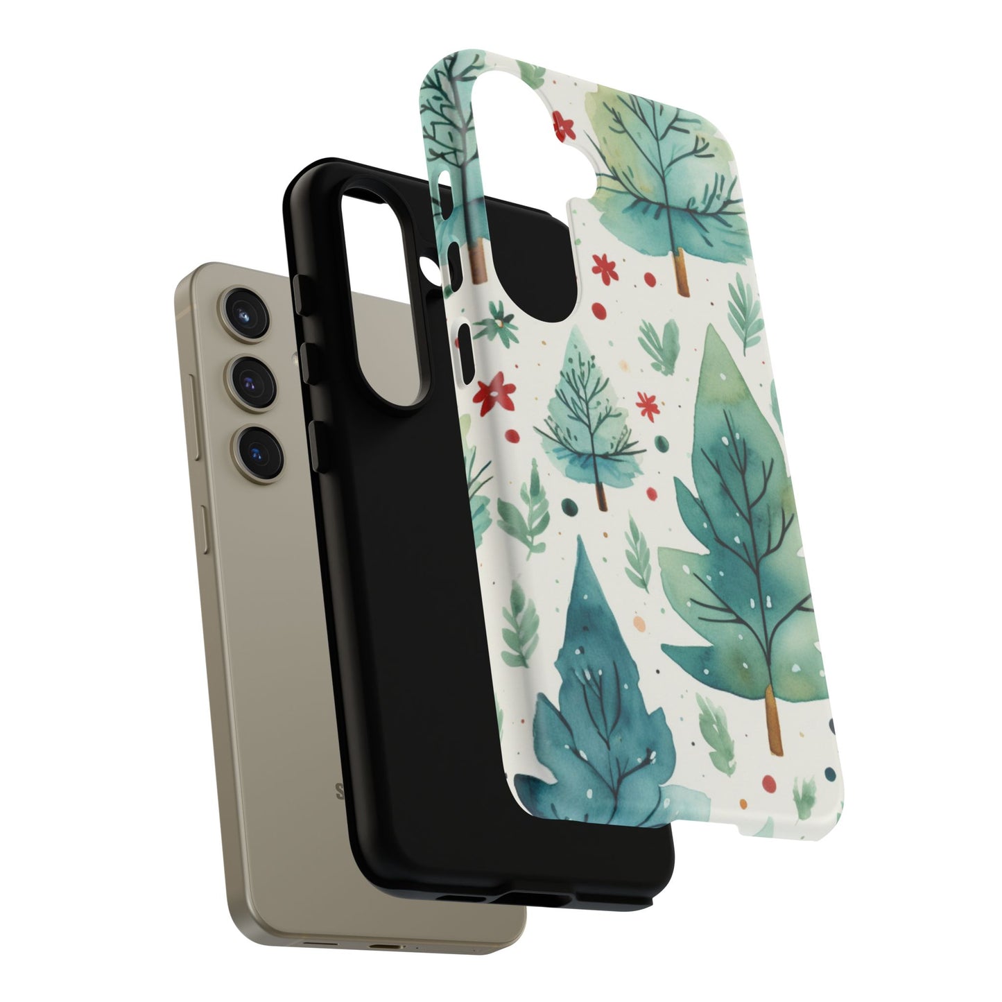 Watercolor Winter Forest -  Samsung Galaxy Series Case