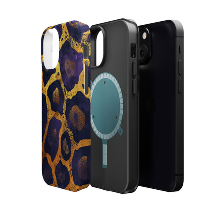 Regal Amethyst Leopard iPhone Case