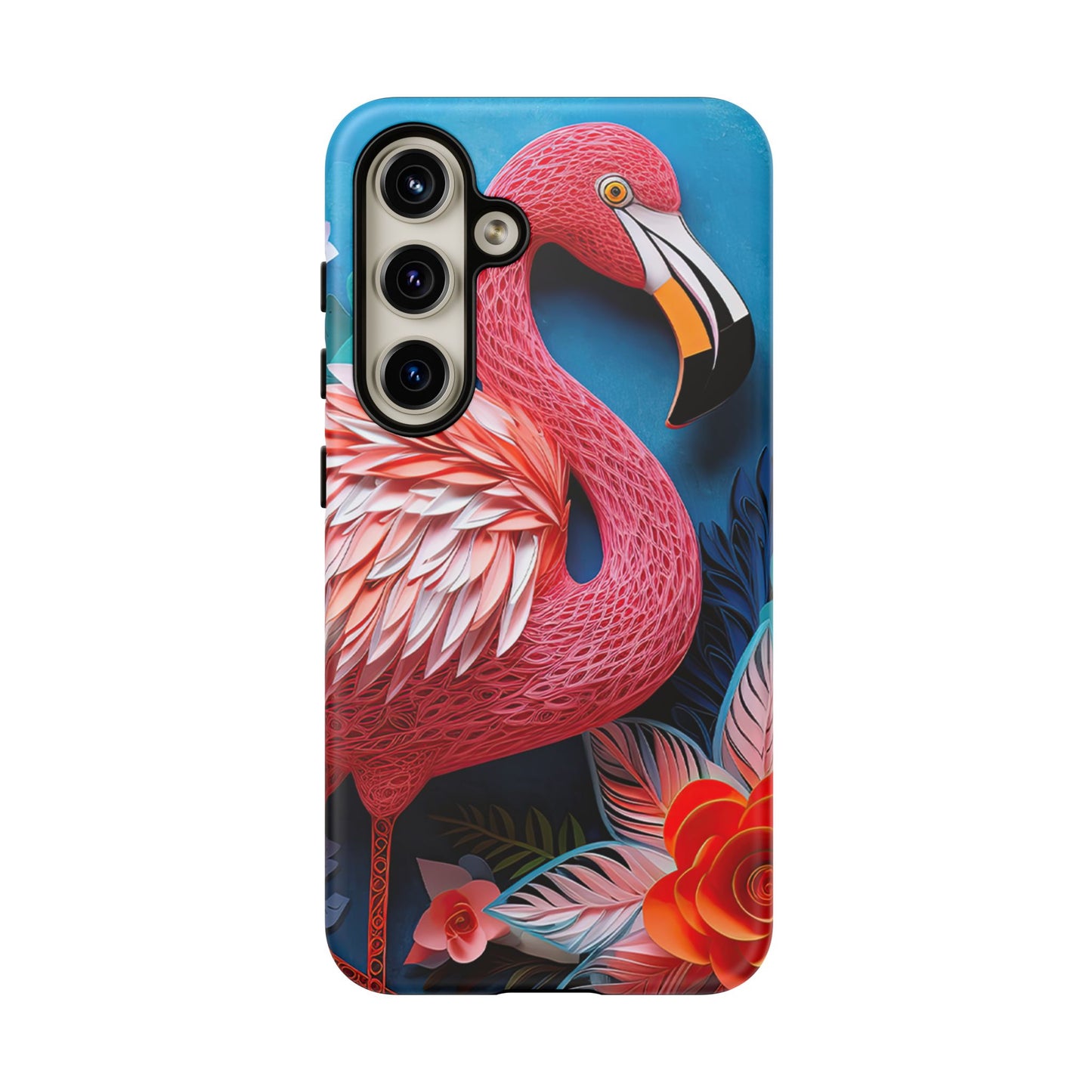 Flamingo Dreams – Bold Tropical Samsung Case