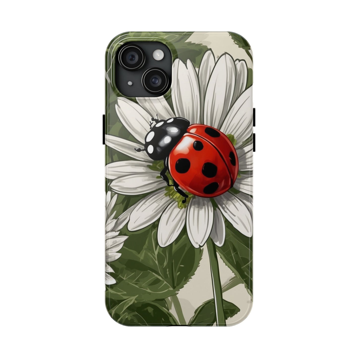 Ladybug & Daisy Garden Charm - iPhone Series Case