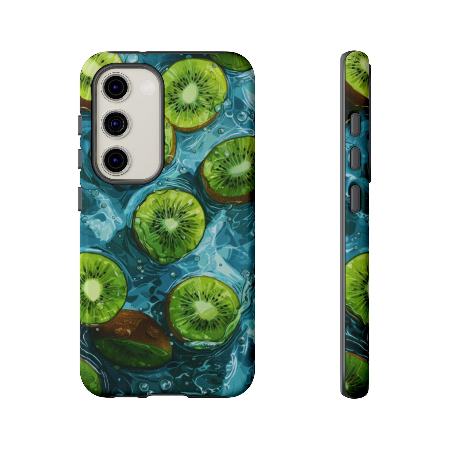 Tropical Kiwi Splash Samsung Galaxy  Case – Tough Dual-Layer, Vibrant Summer Design