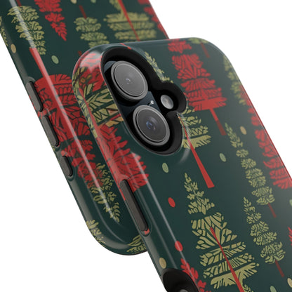 Retro Christmas Trees Pattern -  MagSafe iPhone Series Case