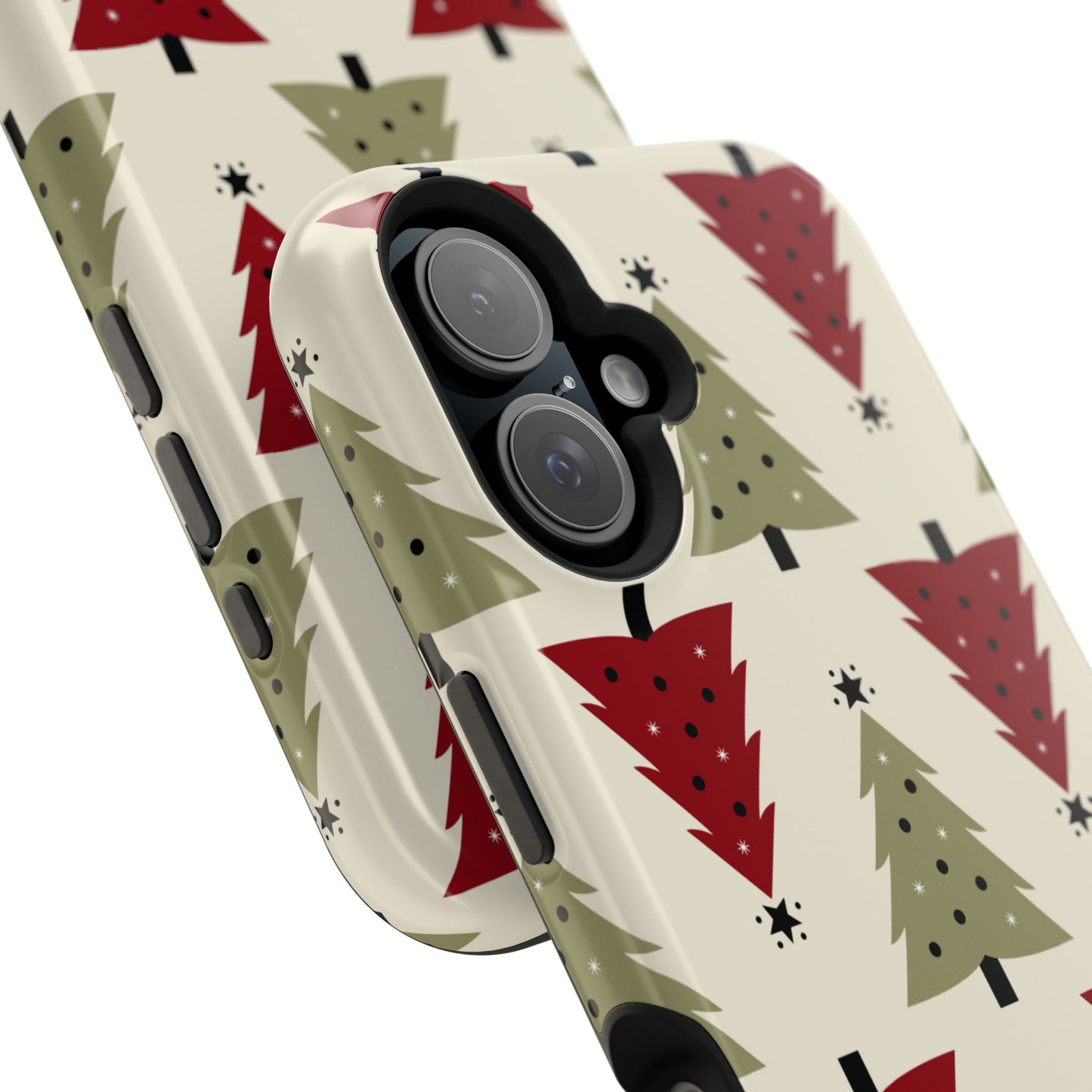 Retro Christmas Trees Pattern - MagSafe iPhone Series Case